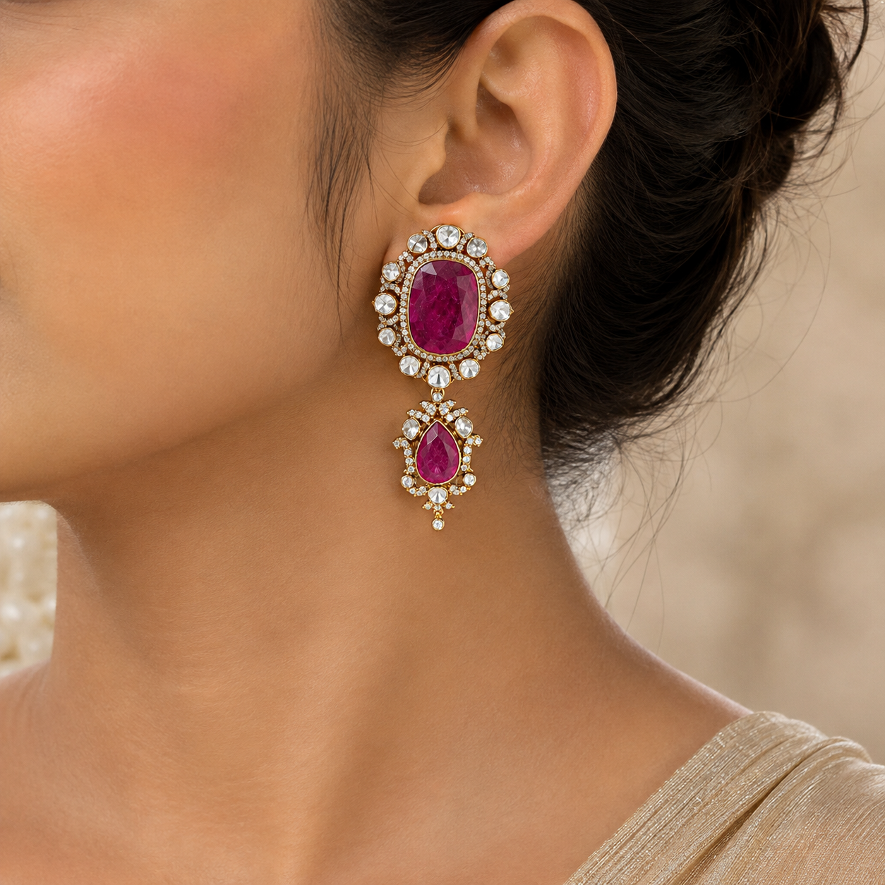 MOZAMBIQUE RUBY EARRINGS