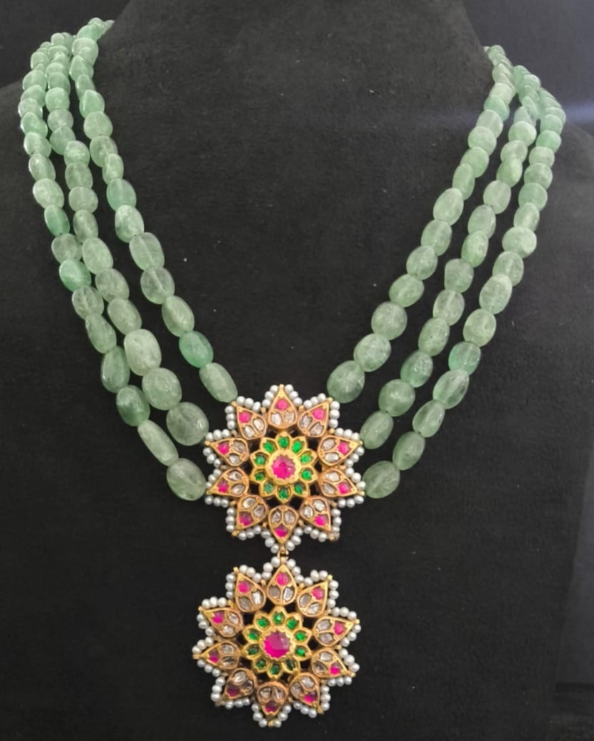 Dual flower necklace