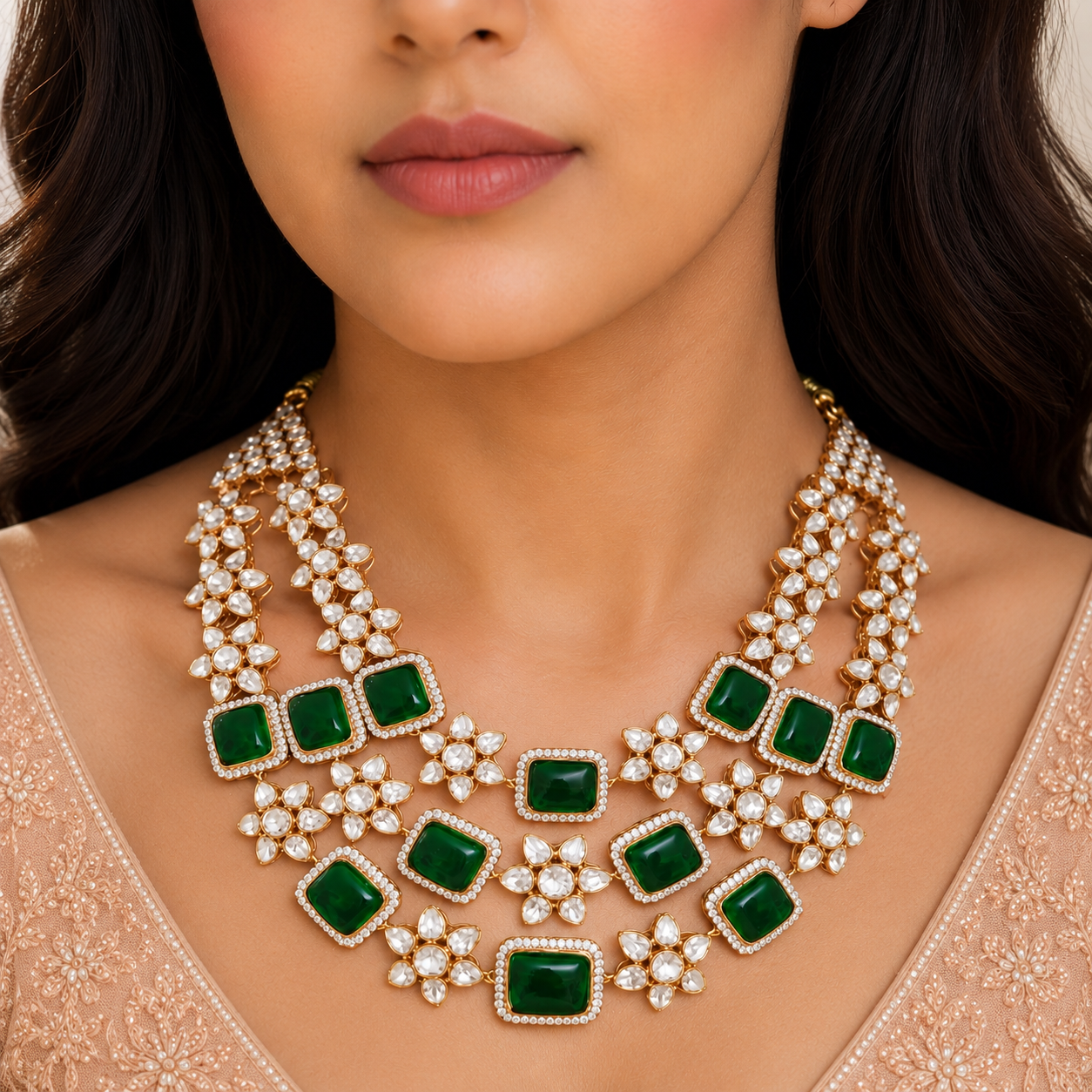 FLORAL COLLAR NECKLACE